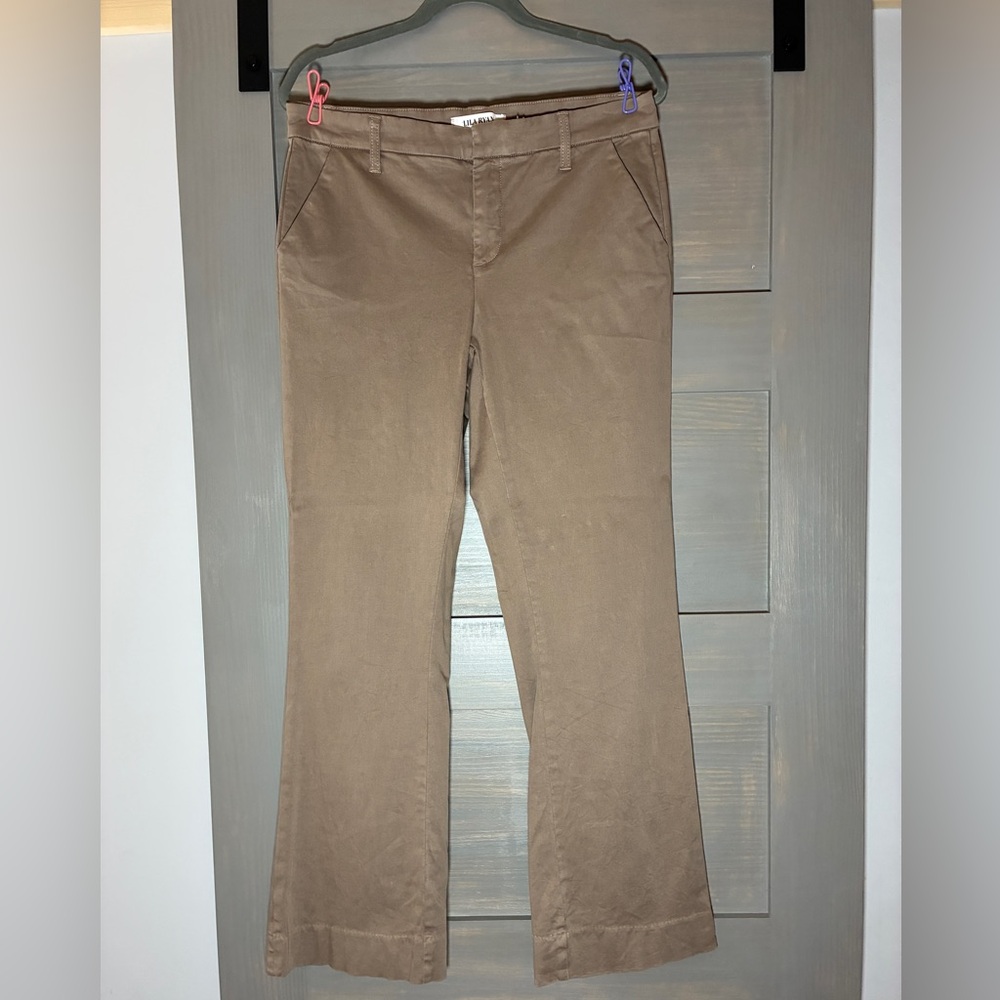 Lila Ryan Tan Flared Pants